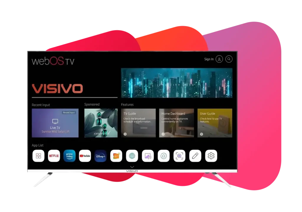 Televisor Visivo Smart 55" Web OS